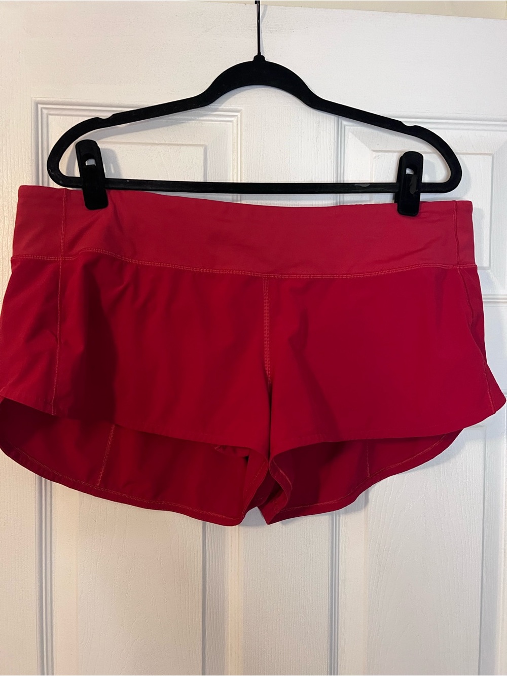 #437 Lululemon Speed Up Short 2.5” Dark Red Size 14 Running Shorts EUC